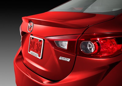 2015 Mazda mazda3 rear spoiler - 4 door