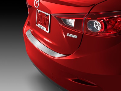 2015 Mazda mazda3 rear bumper guard