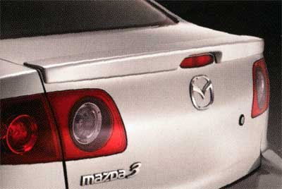 2007 Mazda mazda3 rear lip spoiler