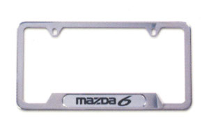 2009 Mazda mazda6 license plate frame 0000-83-H02A