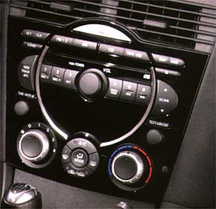 2011 Mazda rx-8 in-dash 6-disc cd changer
